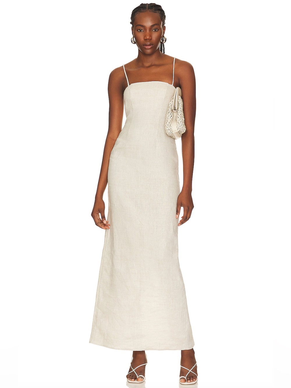 L'Academie Irissa Maxi Dress in Natural